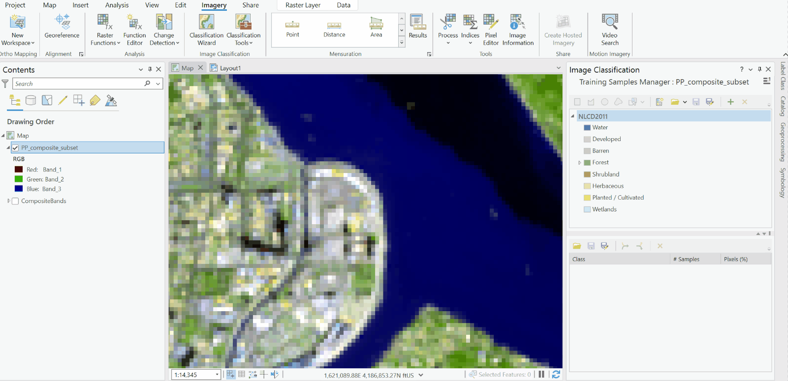 Creating Training Samples for Supervised Image Classification — mapping 101