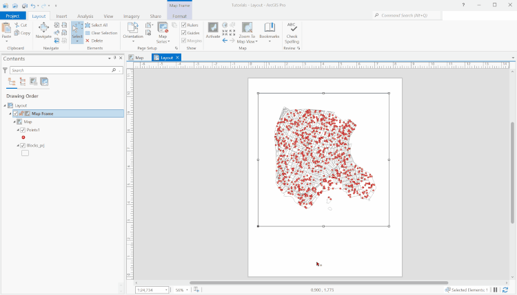 the Layout View & Map Frames — mapping 101