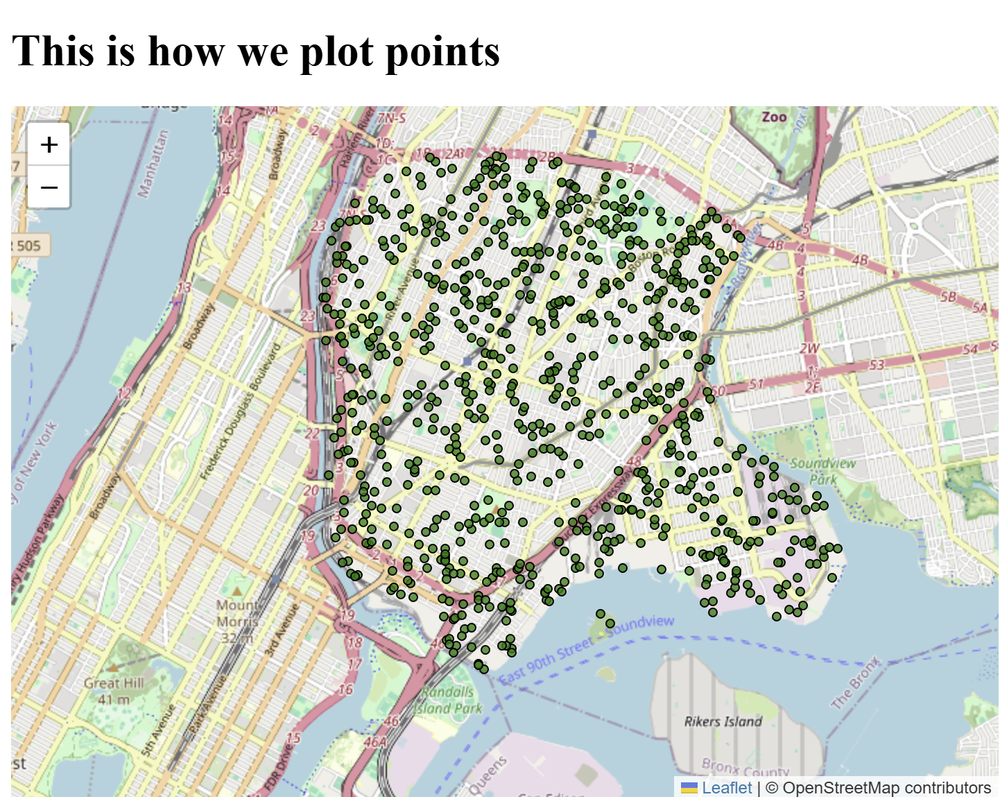 Adding GeoJSON Points to a Leaflet Map — mapping 101