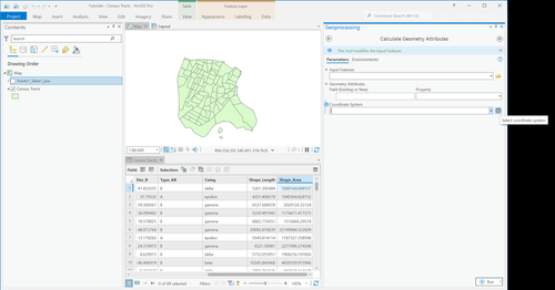 Calculating Geometry Attributes of Vector Features — mapping 101
