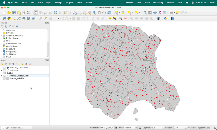 Labeling Features with Attributes — mapping 101
