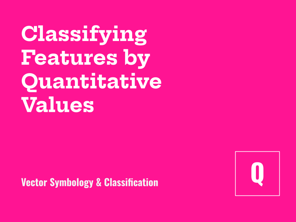 Classifying Features by Quantitative Attribute Values