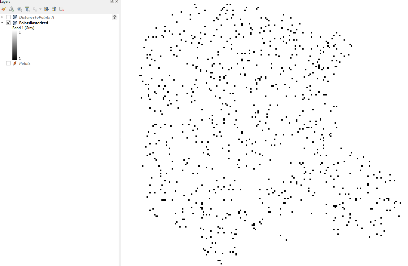 Creating Distance Rasters — mapping 101