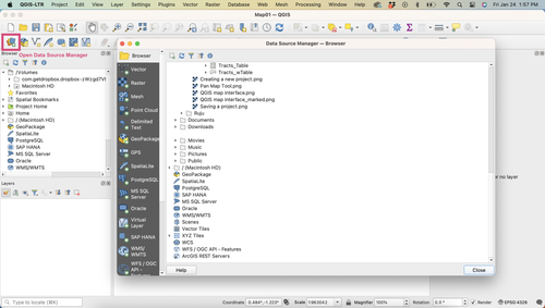 Adding and Ordering Layers in a Project — mapping 101