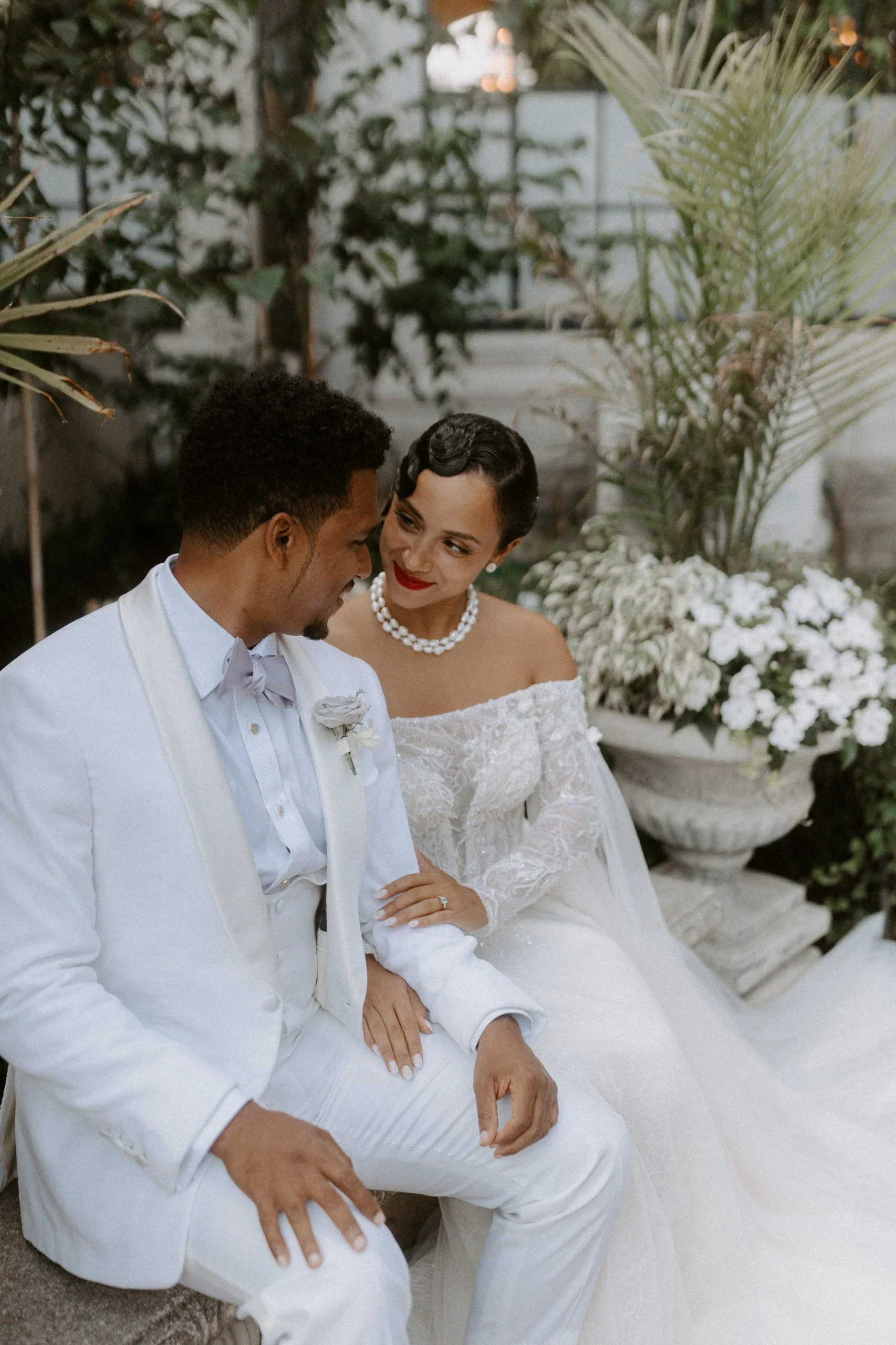Kiana Madeira and Lovell Adams Gray wedding published in People magazine, makeup by celebrity makeup artist Alba Feinaj, Casa Loma bride bridal mua engagement makeup 
