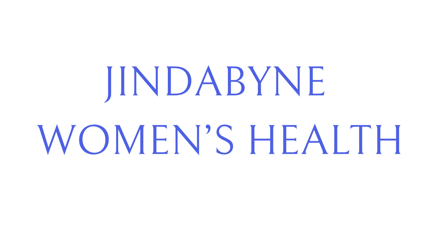 Jindabyne Women's Health