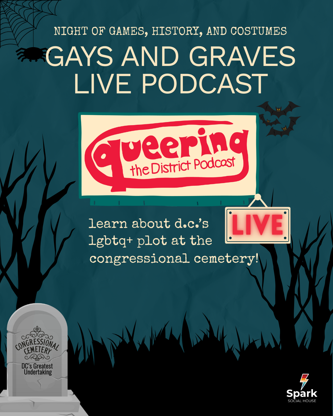 gays and graves: a live podcasting event