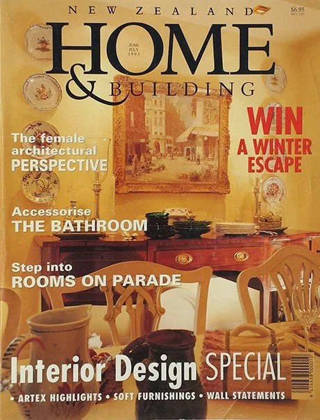 Cover of New Zealand Home and Building magazine, June 1993 issue, featuring the interview of the Carolyn