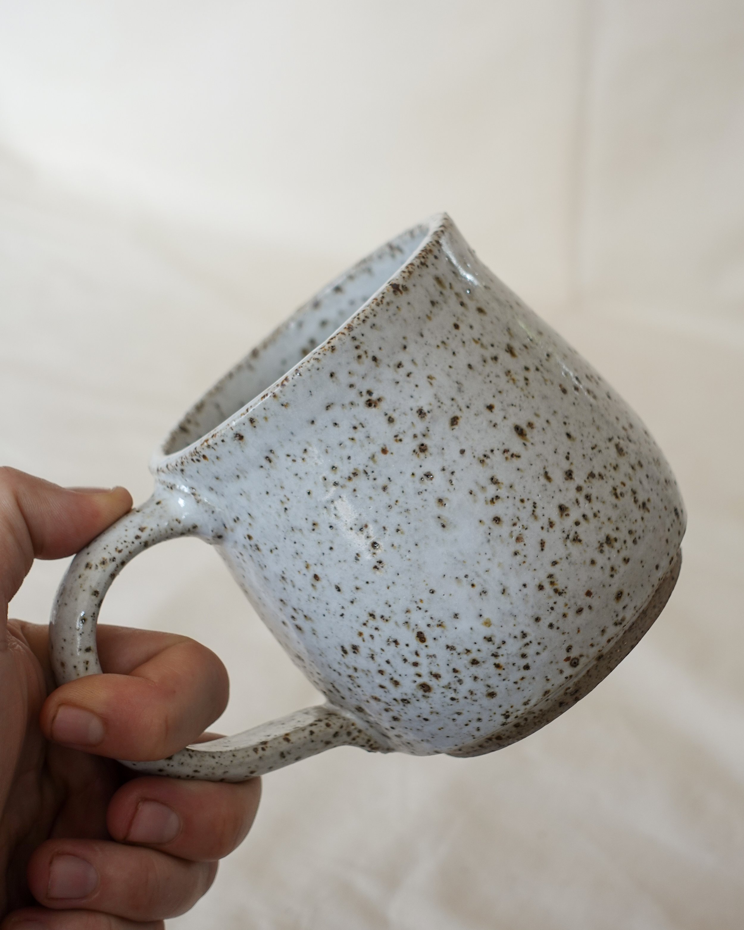 speckled mug