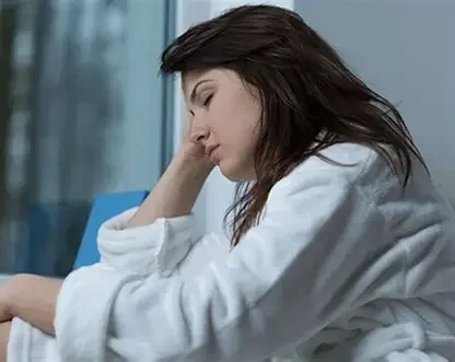 a picture falling asleep because of low energy