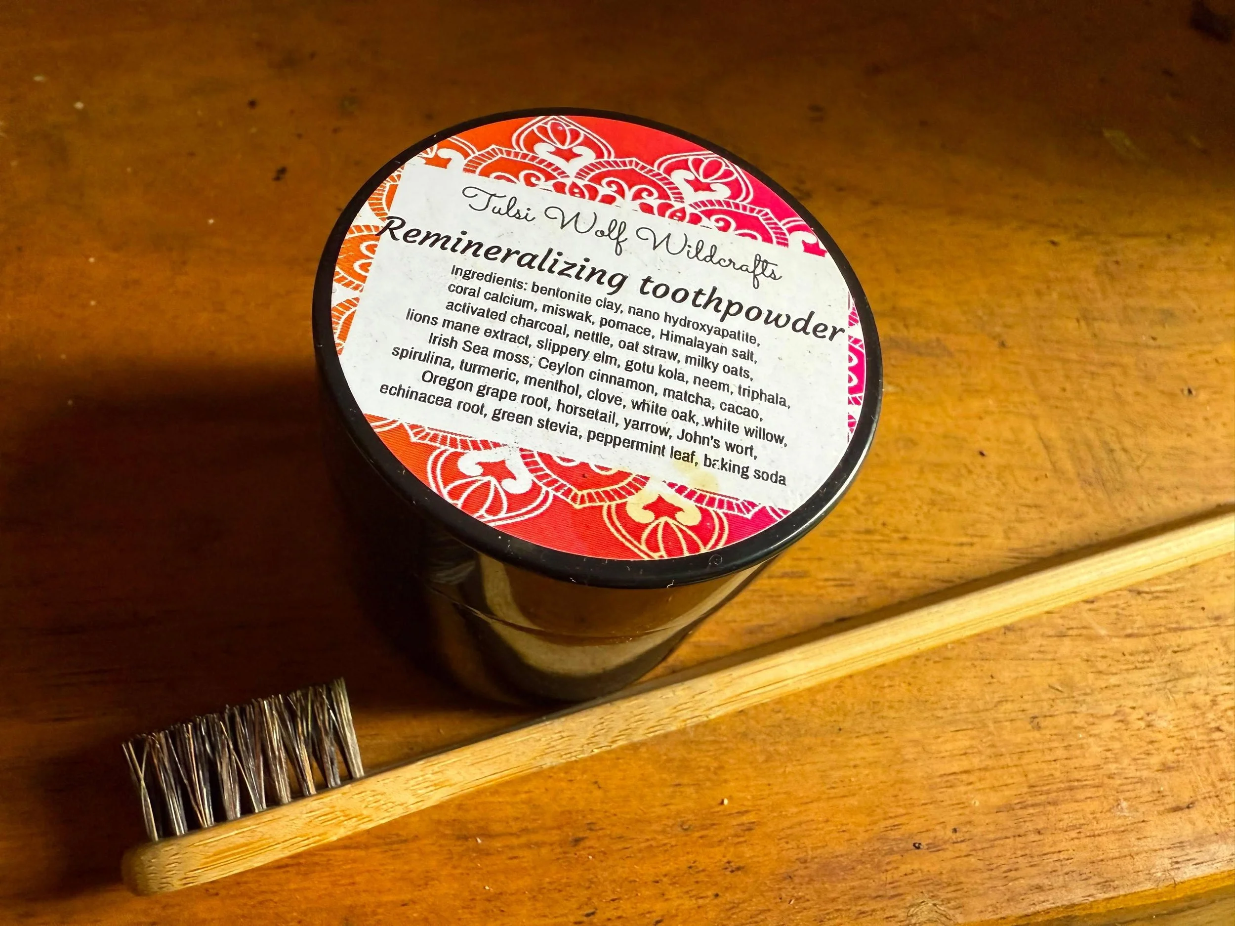 Bamboo/Horse Hair Bristled Toothbrush
