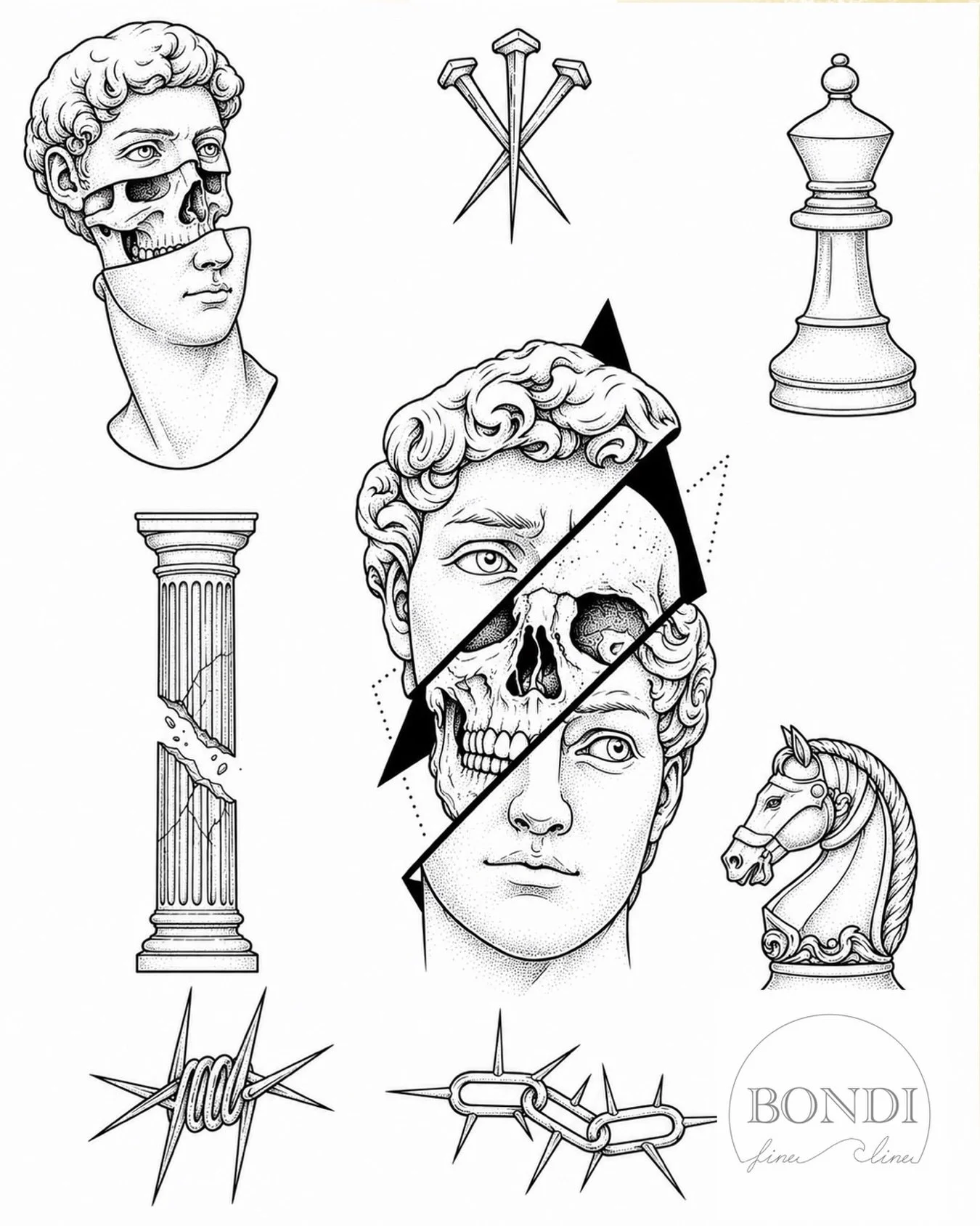 This month im looking to do some different
 designs so I&rsquo;ve put together these,
 Greek inspired designs 
Non repeatable! 

Once they are gone they are gone ,
I&rsquo;m offering a %15 percent discount for any of theese during the month of June ,
