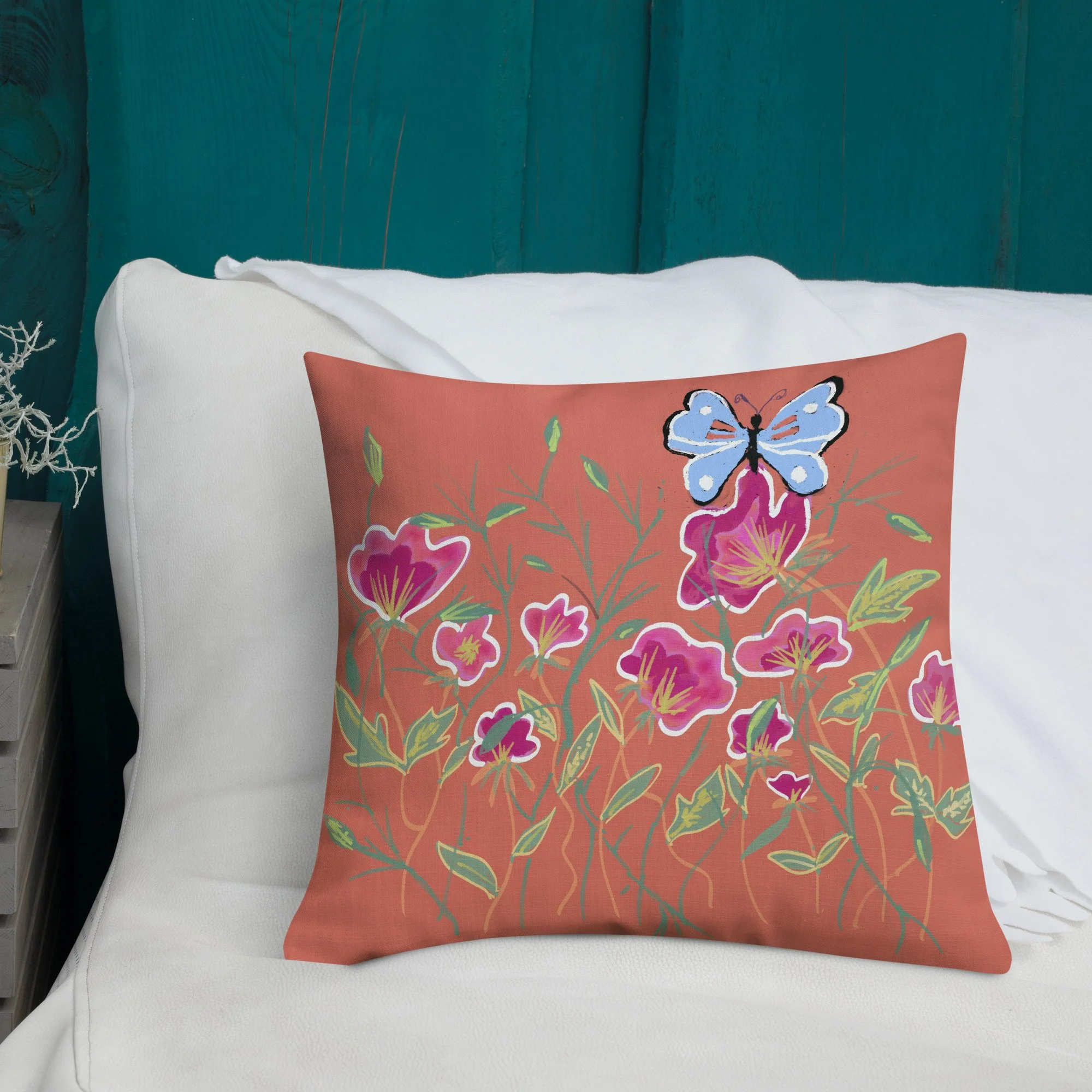 Elaine Butterfly Pillow