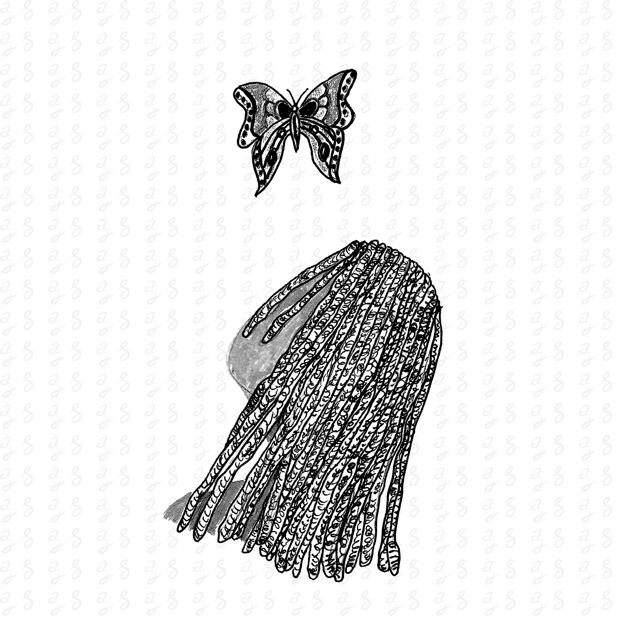 Woman-and-Butterfly-B&W.png