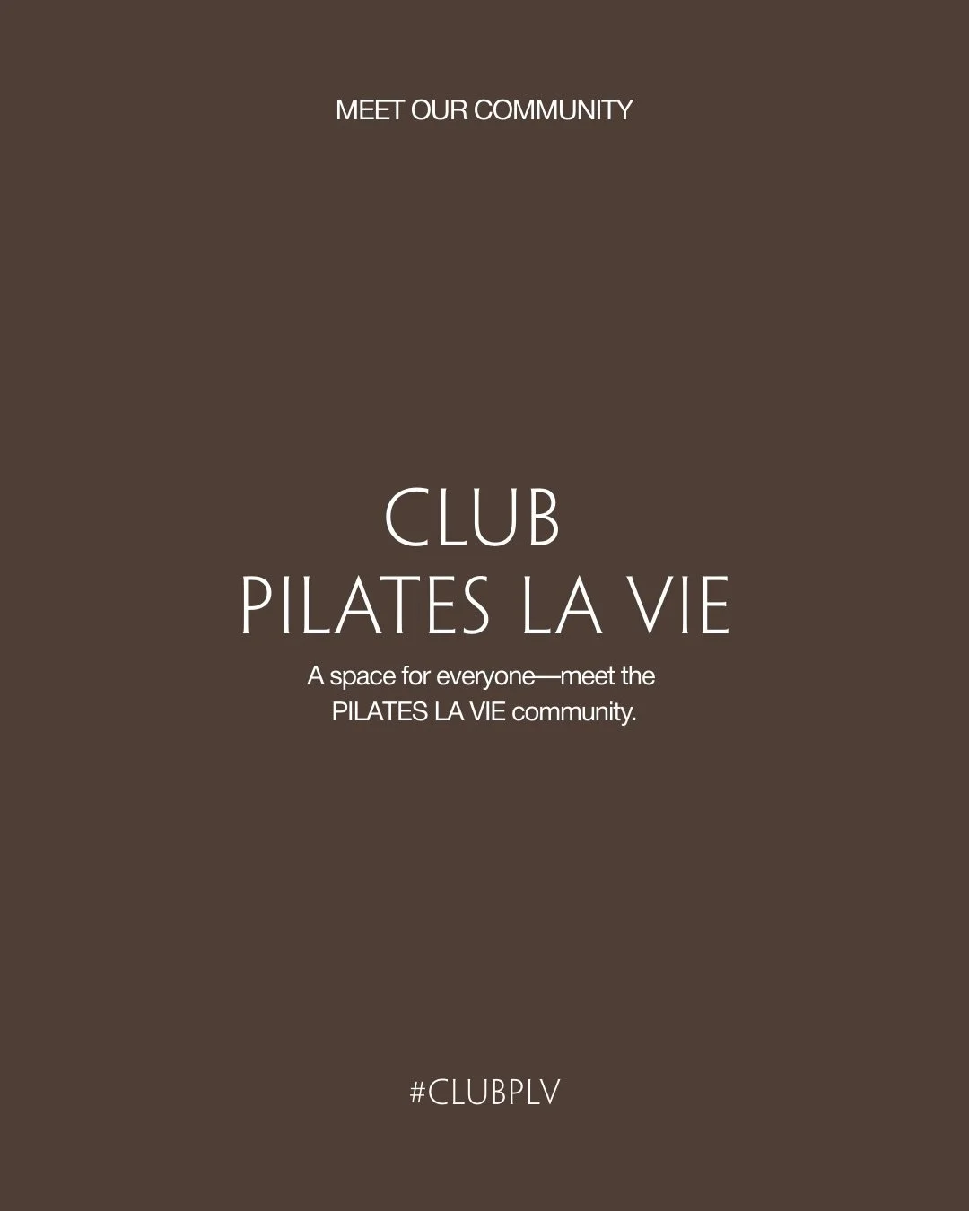 Welcome to Club PILATES LA VIE, our community of Pilates practitioners that moves, learns, and grows together ❤️

If you&rsquo;ve been looking for a place to begin or deepen your Pilates practice, we would love to welcome you. 

WhatsApp us at +852 6