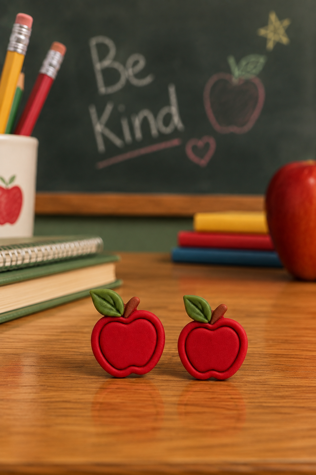 Back to School! Apple Orchard Studs