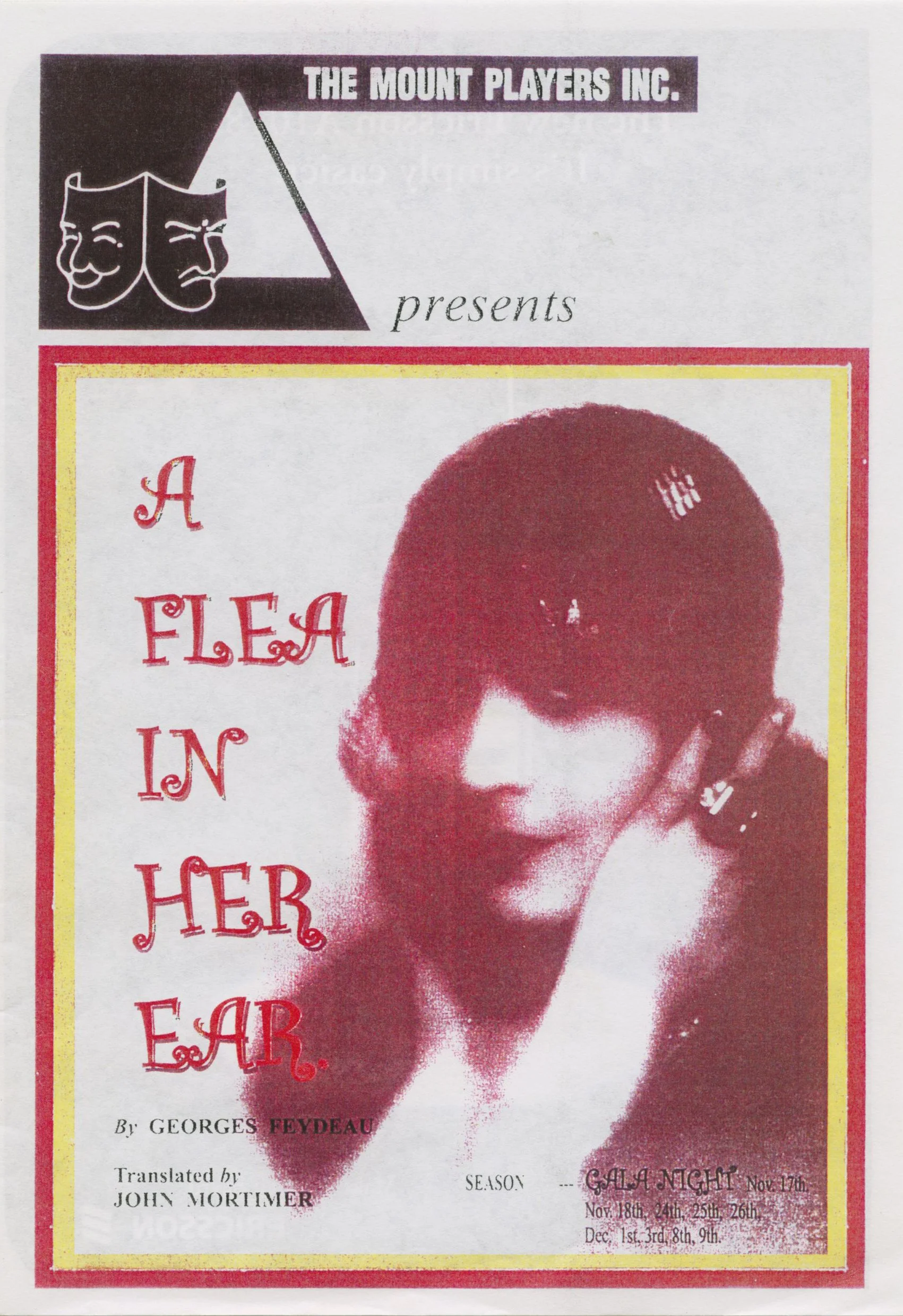 2000 Nov-Dec A Flea in Her Ear 1 Cover.jpg