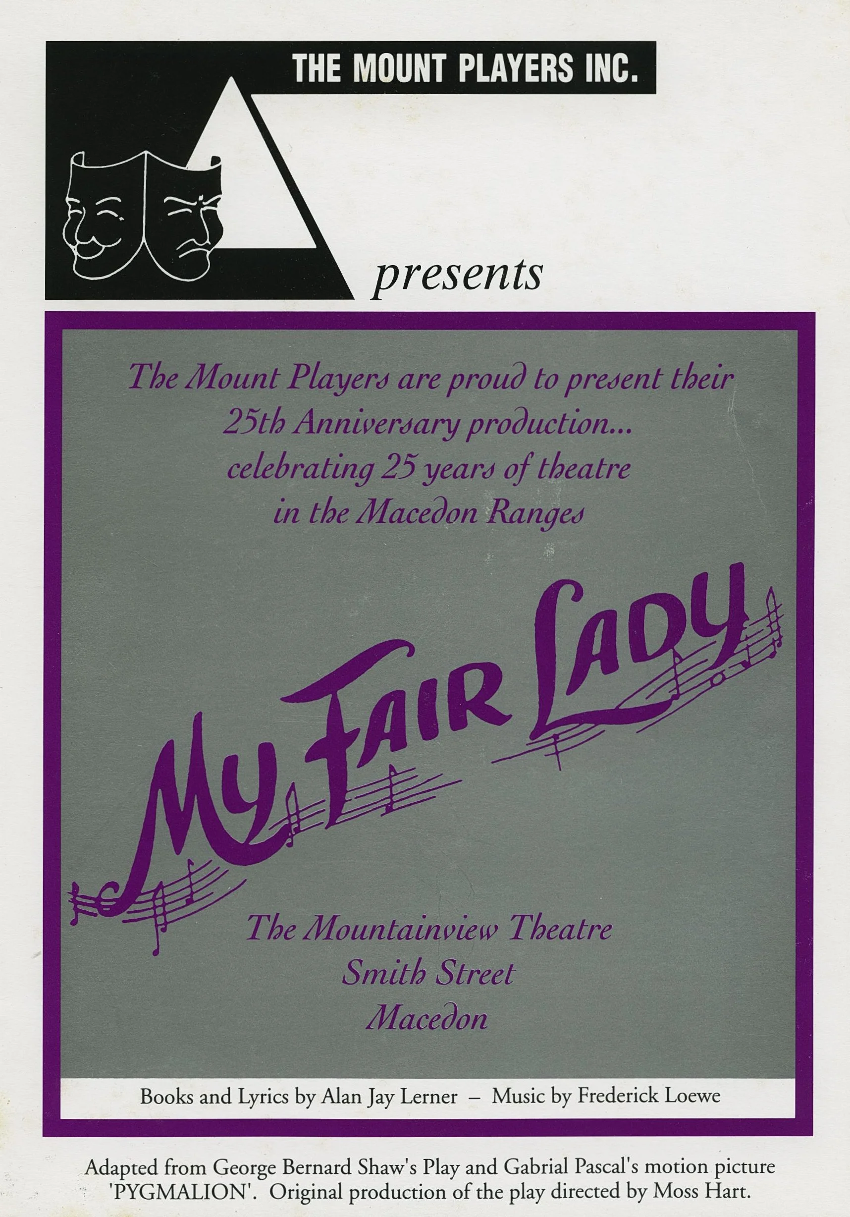1997 Nov-Dec My Fair Lady.jpg