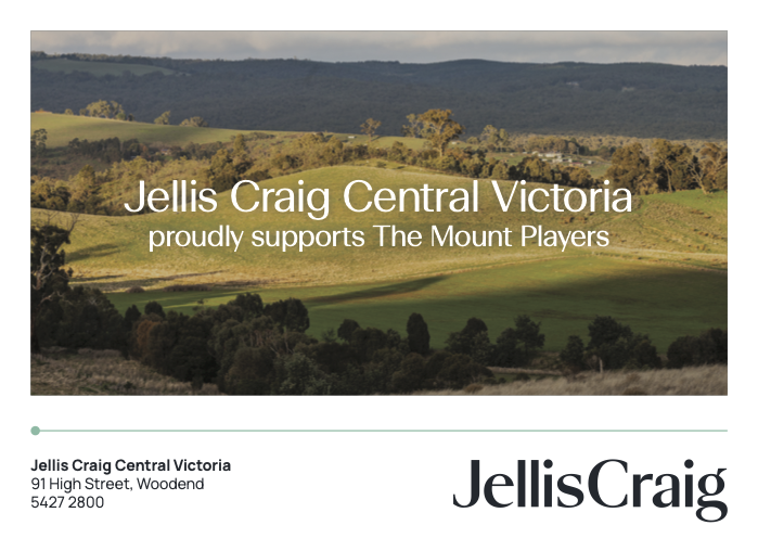 Jellis Craig Sponsor The Mount Players