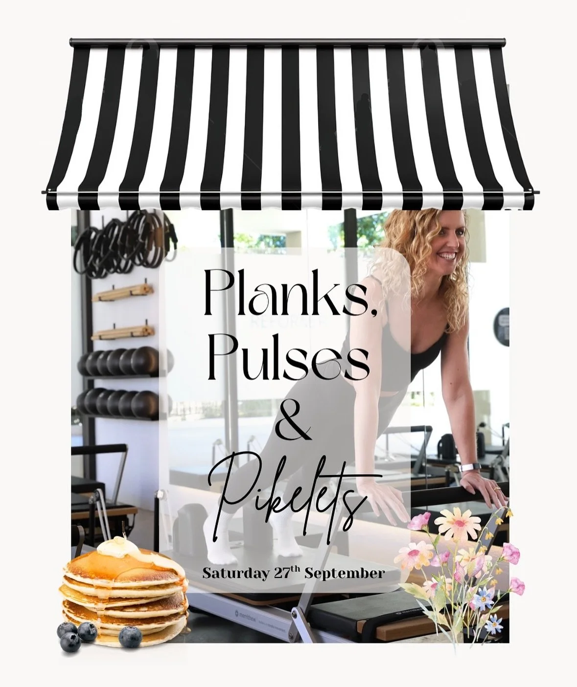 PLANKS, PULSES &amp; PIKELETS 🥞

It&rsquo;s spring and we are celebrating our community and the warmer weather with another event! 

Join us for a morning of pulsing, planking and refuelling on Pikelets! 

The Details | MEMBERS ONLY EVENT 

When: Sa