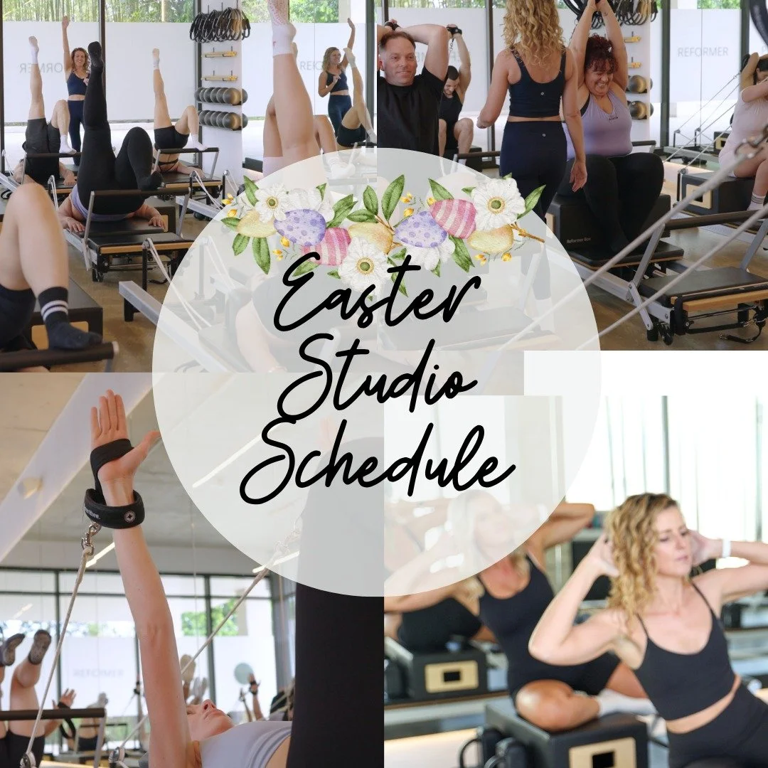 We know how much you love your Pilates ❤️

So to keep your routine rolling and your core strong through the upcoming long weekend, we&rsquo;ll only be closing on Good Friday and with a slightly reduced schedule over the long weekend.

Friday 3rd Apri