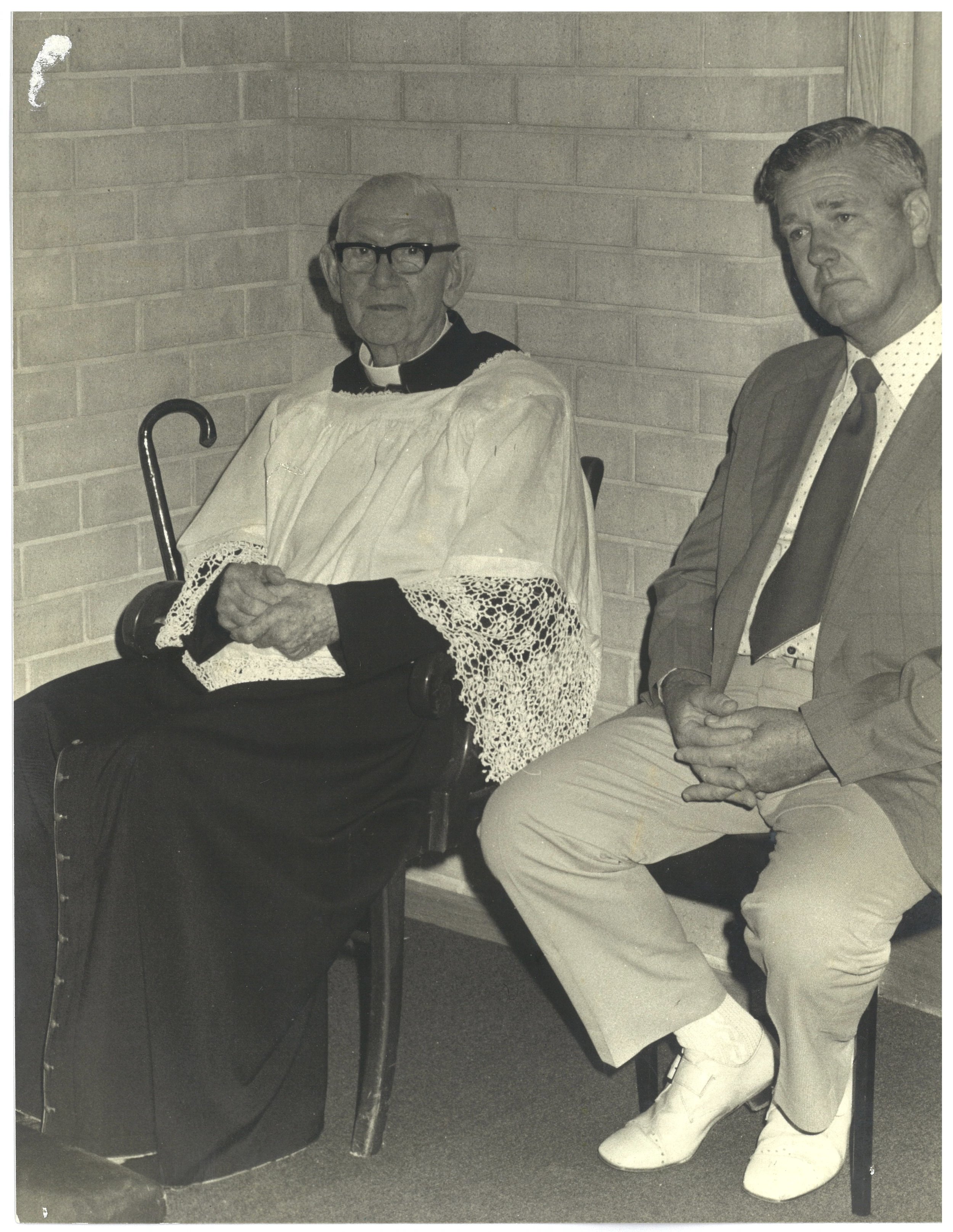 Monsignor Hugo McGuire & Vince Langtry
