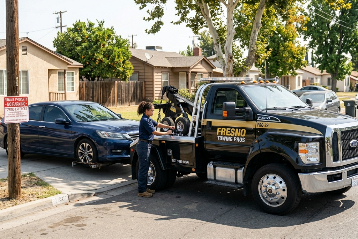 Private Property Towing Rules and Best Practices for Fresno Businesses