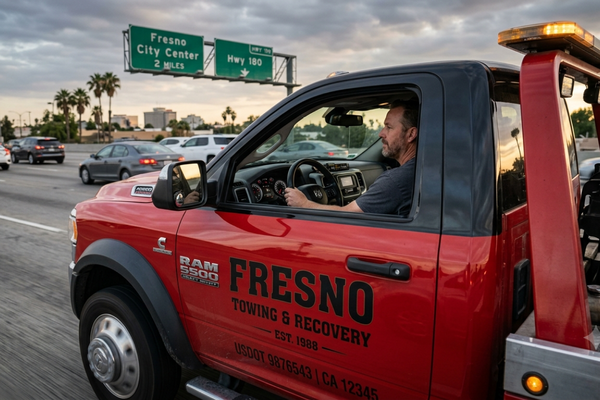 How Long Does It Take for a Tow Truck to Arrive in Fresno?