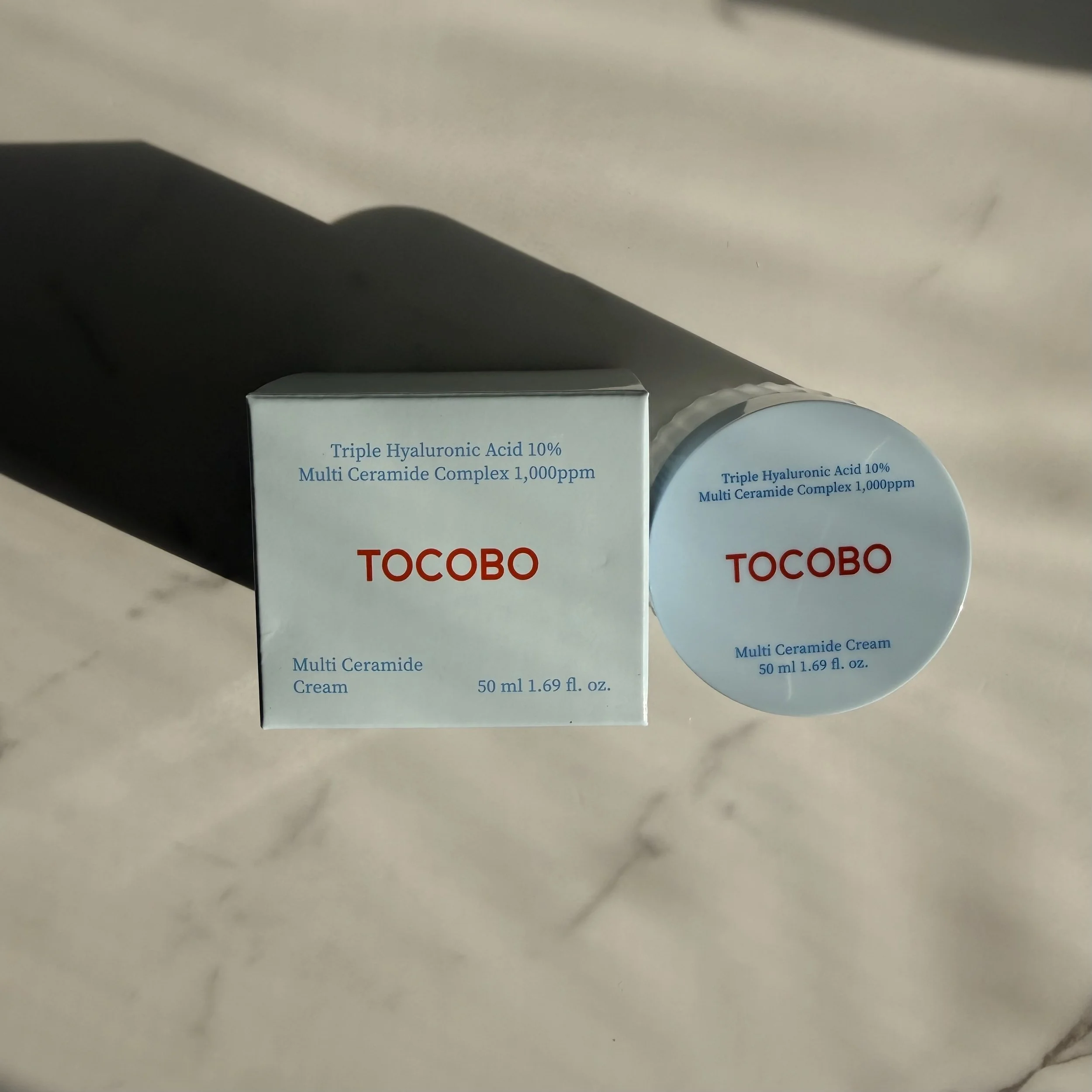 ☁️ The Ultimate "Sherbet" Barrier Repair: My Deep-Dive Review of the TOCOBO Multi Ceramide Cream💧