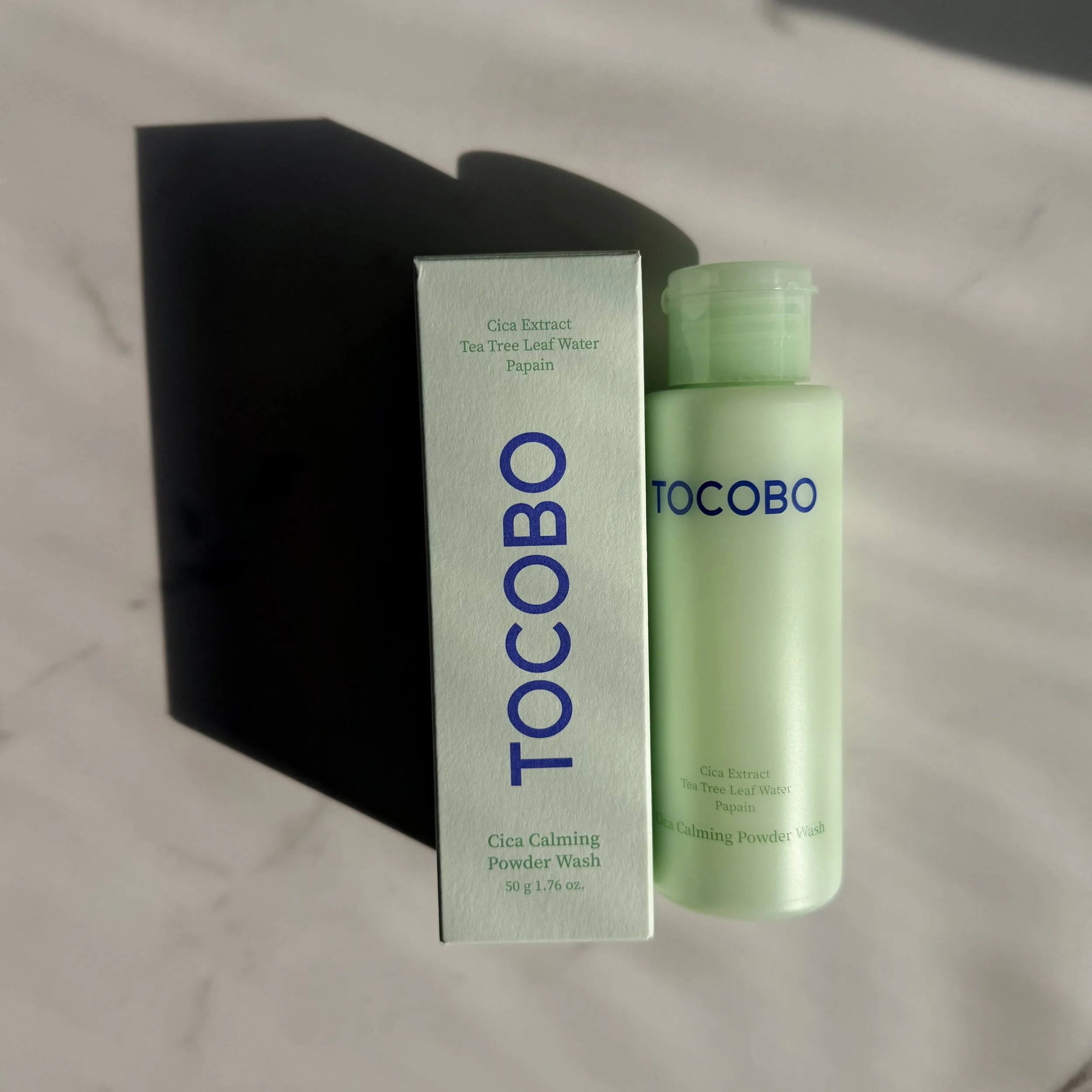 🌿 TSA-Friendly Magic &amp; Gentle Exfoliation: My Review of the TOCOBO Cica Calming Powder Wash ✈️