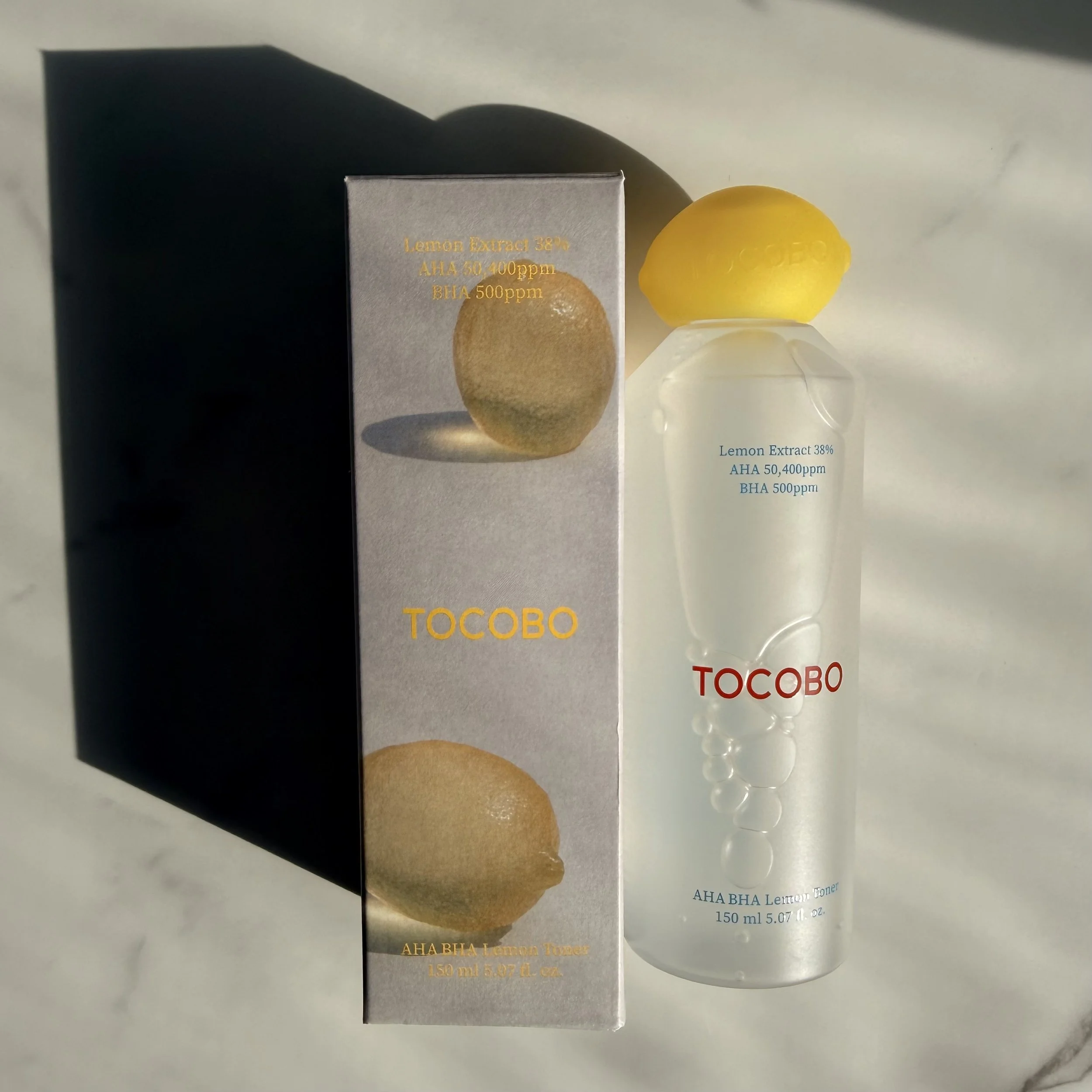 🍋 Glow Up Your Summer Skin: My Honest Review of the TOCOBO AHA BHA Lemon Toner ✨