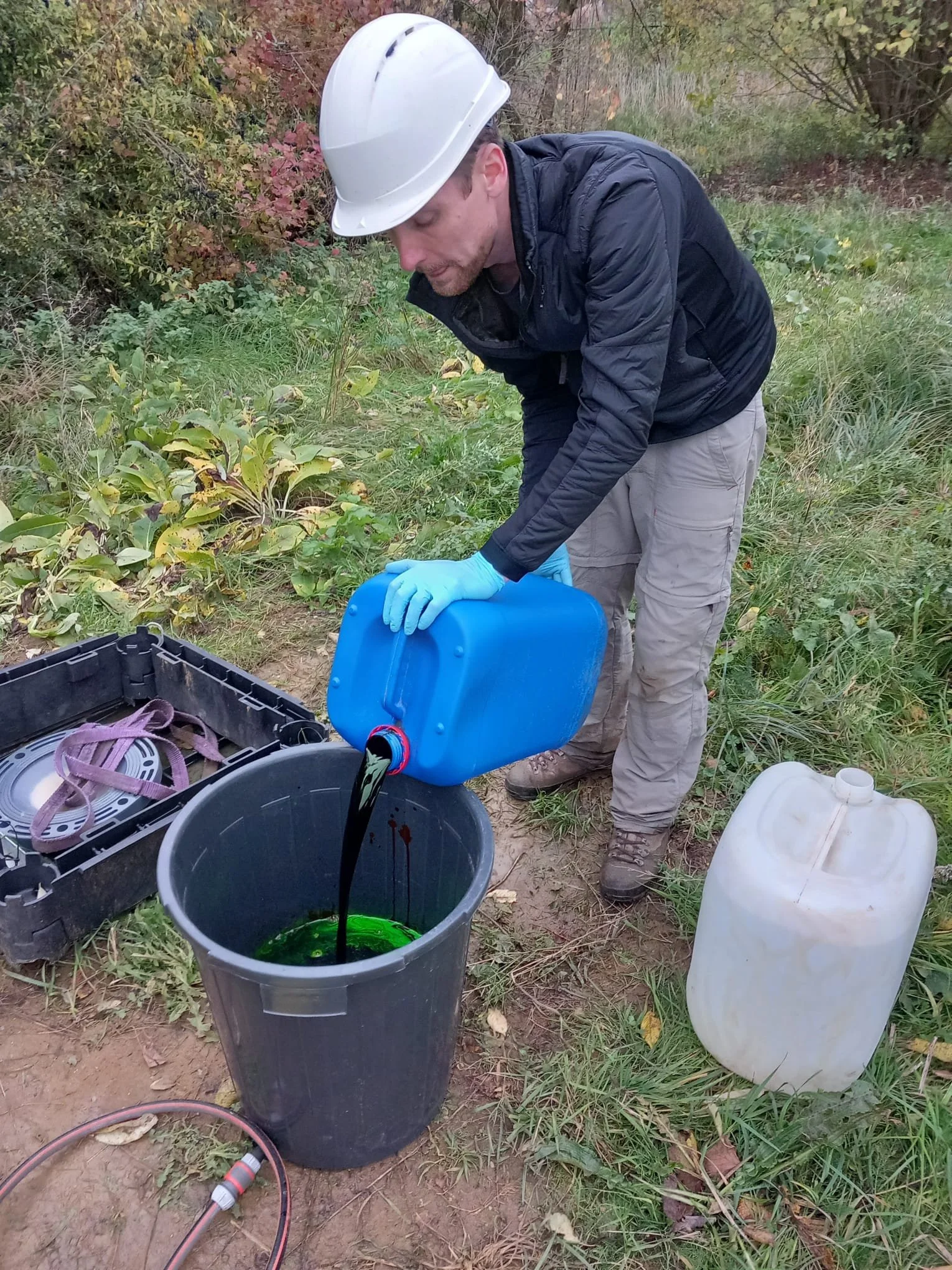 Essai de traçage pour l'analyse d'un project Aquifer Storage and recovery