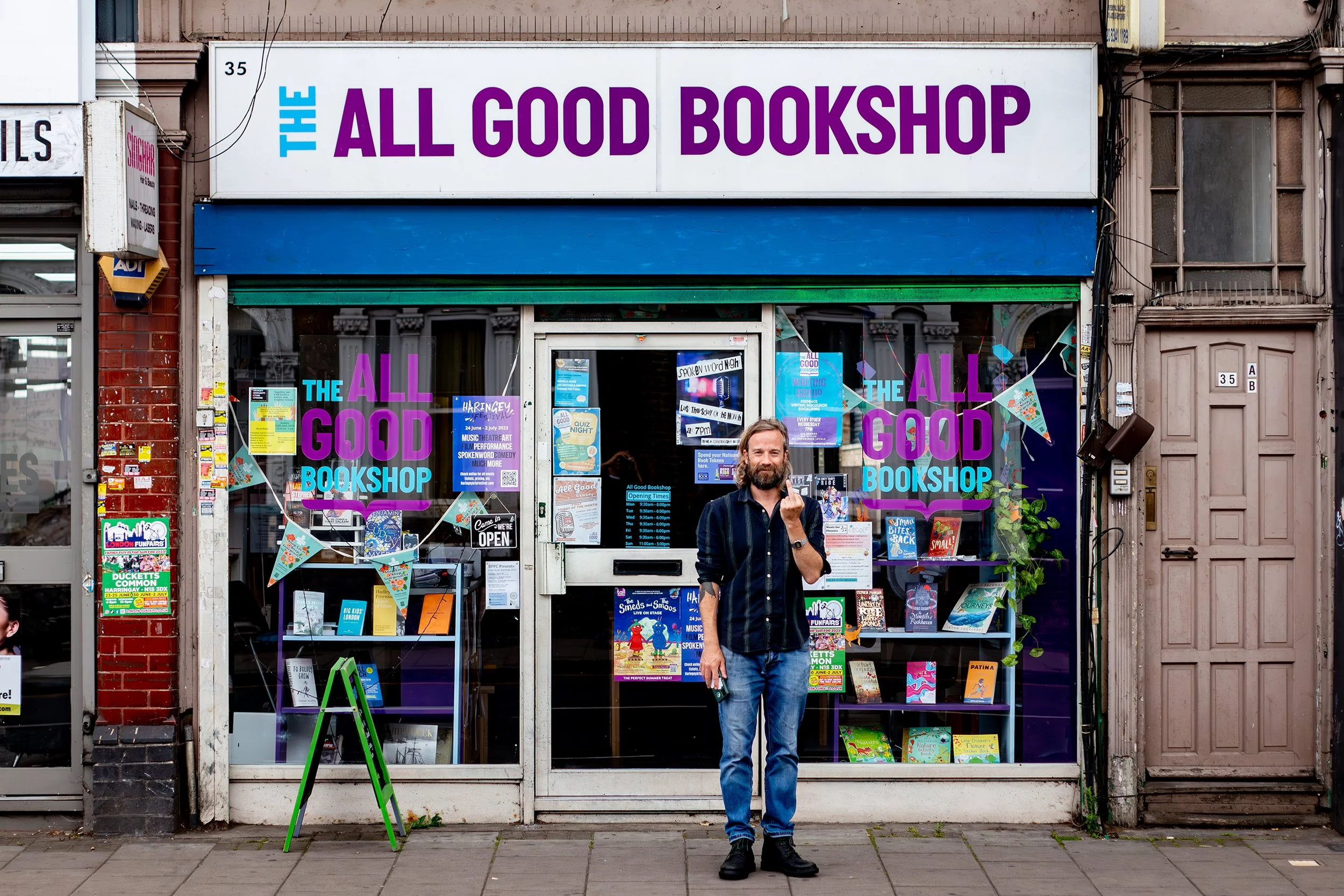 Brian Kelly, All Good Bookshop. verbal Discharge North.