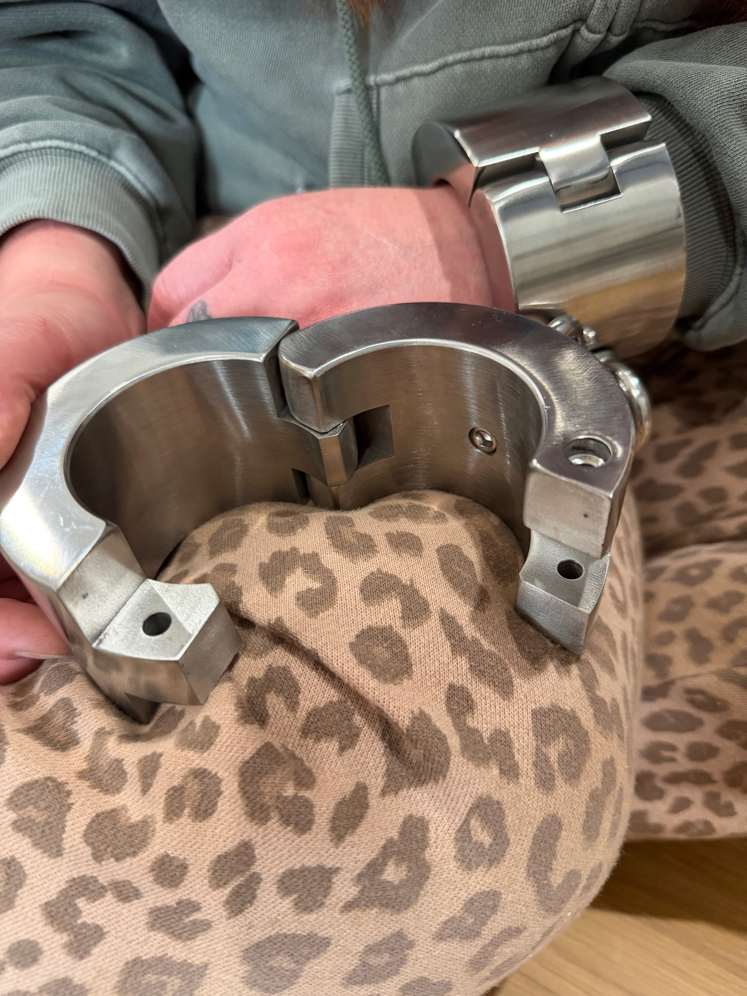 CruelBunny® Heavy Duty 304 Stainless Steel Cuffs