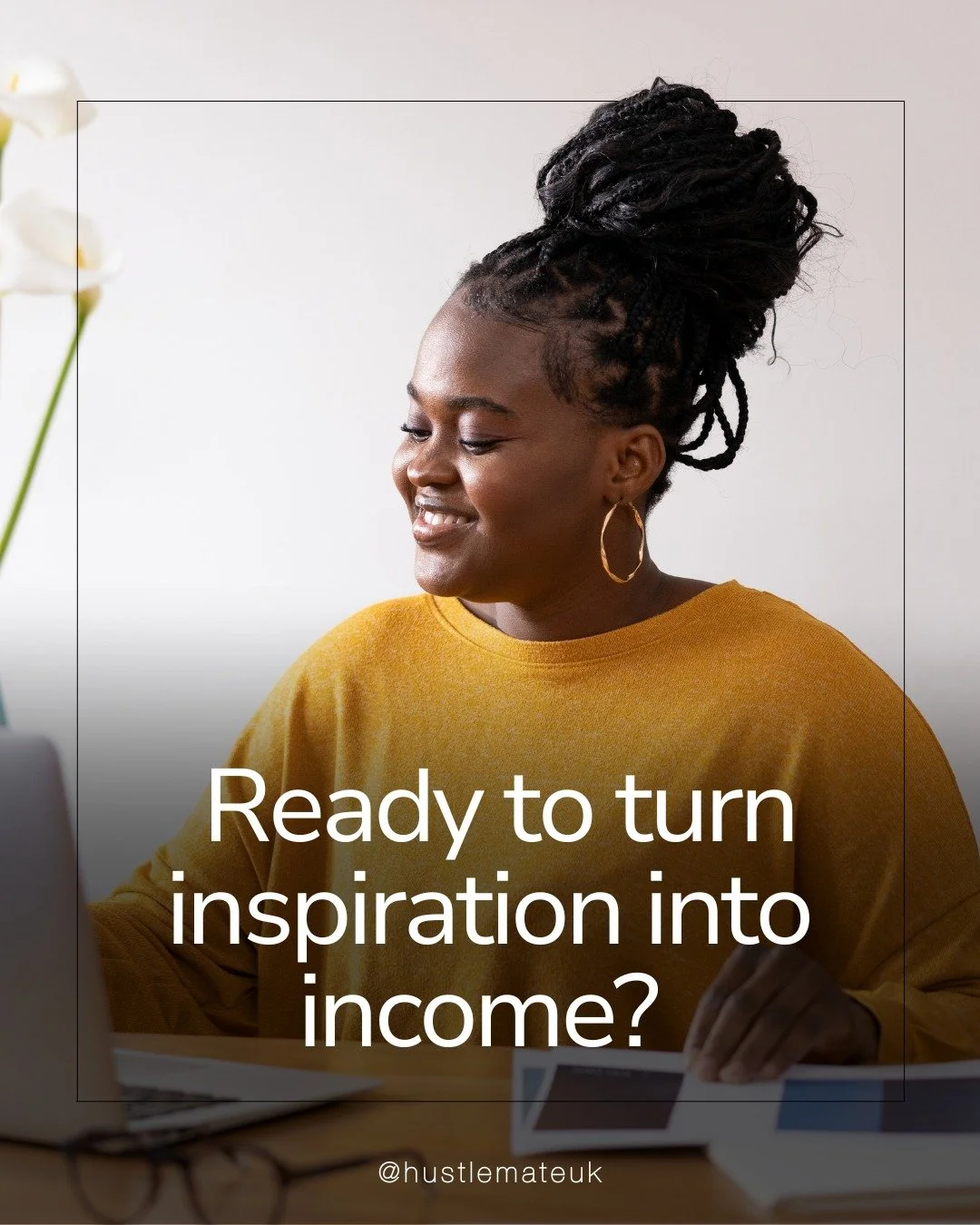 Ready to turn inspiration into income?

We all have that idea sitting in the back of our minds - the one we keep saying we&rsquo;ll &ldquo;start one day.&rdquo; Hustle Mate was built to help you make that day today.

Whether it&rsquo;s selling your c