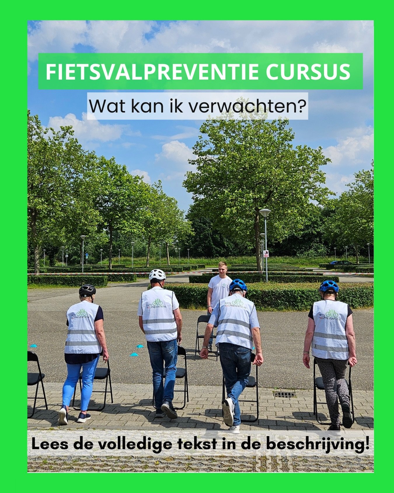 🚴&zwj;♀️ Binnenkort starten onze trainingen weer &ndash; doe jij mee?
Wil jij met m&eacute;&eacute;r zekerheid en plezier op de fiets stappen? Onze 10-weekse training helpt je om sterker, stabieler en zelfverzekerder te fietsen.
 
Zo ziet het trajec