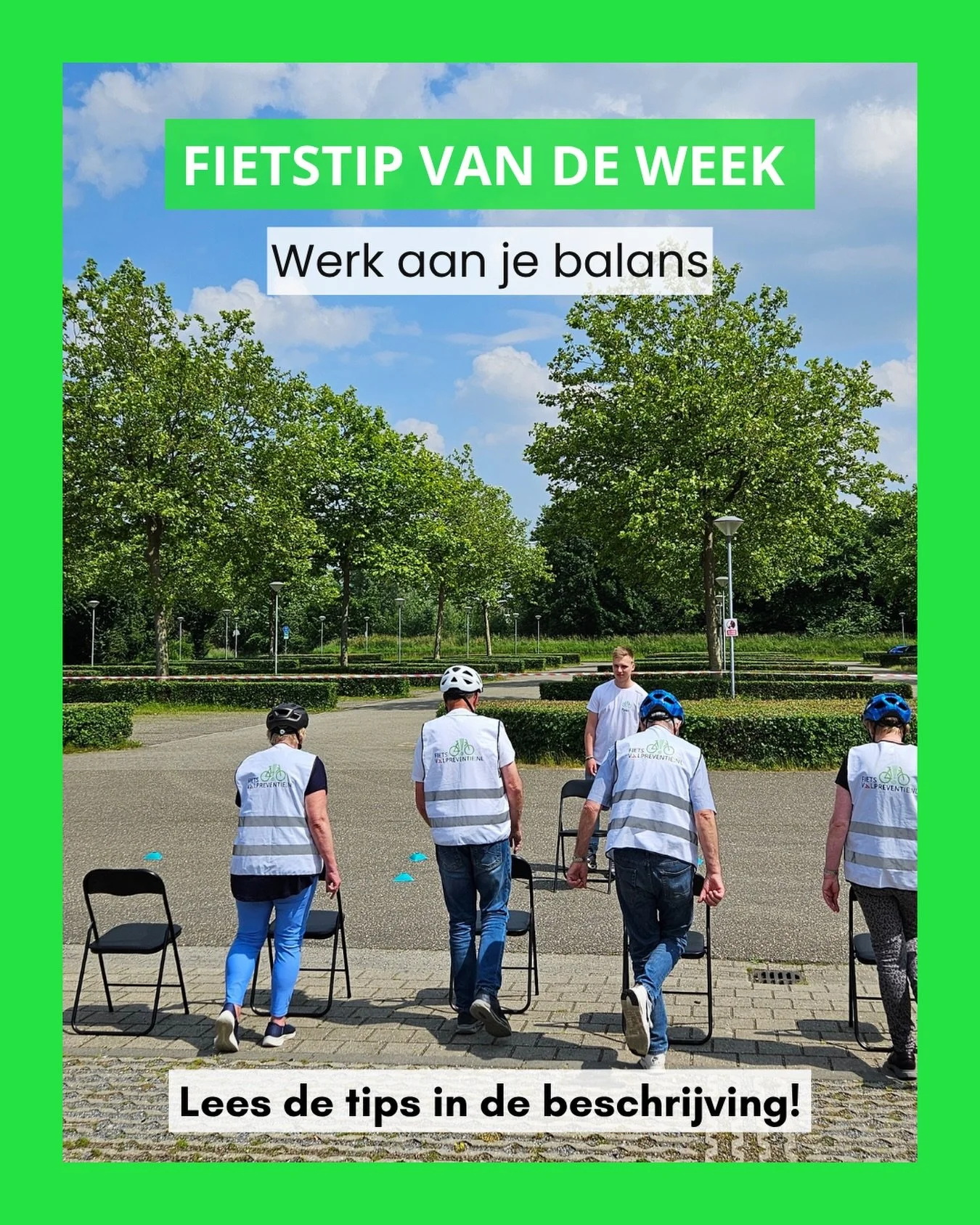 Werk aan je balans met deze 3 tips!
 
Een goede balans is essentieel om veilig te blijven fietsen. Het helpt je om stabiel op- en af te stappen, beter te sturen en sneller te reageren in onverwachte situaties.
 
Probeer deze 3 eenvoudige oefeningen ?