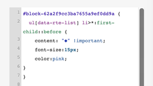How To Easily Customise Bullet Points in Squarespace - Squarespace ...