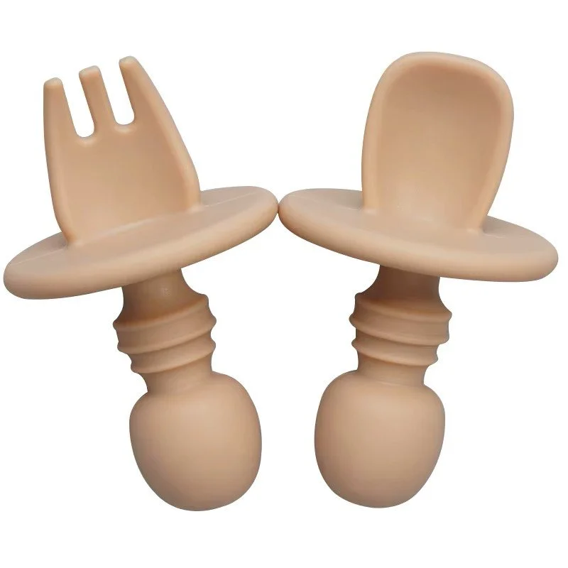 Soft Silicone Fork & Spoon Set