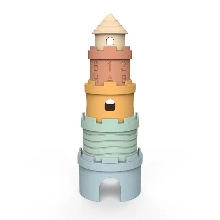 Silicone Stacking Tower Castle