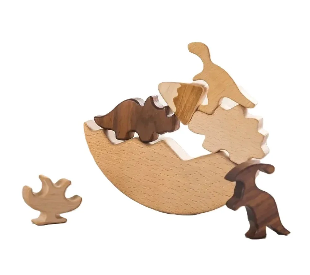 Wooden Dinosaur Balancing Toy