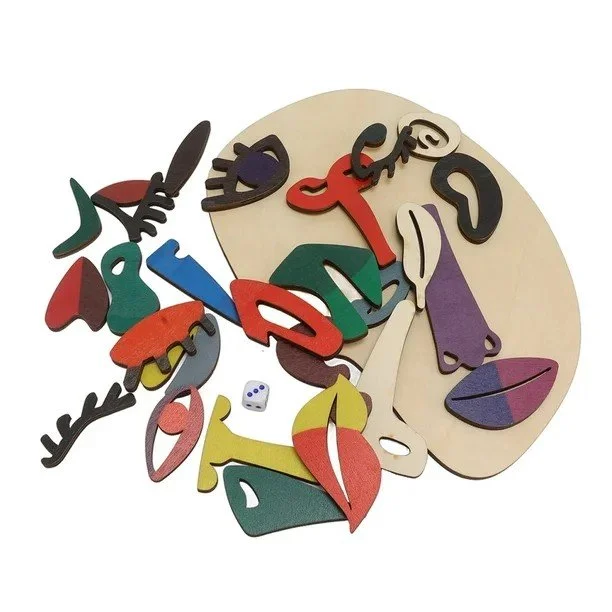 Montessori Wooden Picasso Face Puzzle
