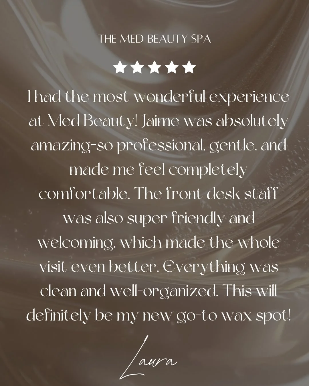 Nothing makes us happier than glowing feedback like this ✨

Jaime delivers the smoothest full body waxing experience with care, precision, and comfort every step of the way! And of course, our front desk team is always here to welcome you with a smil