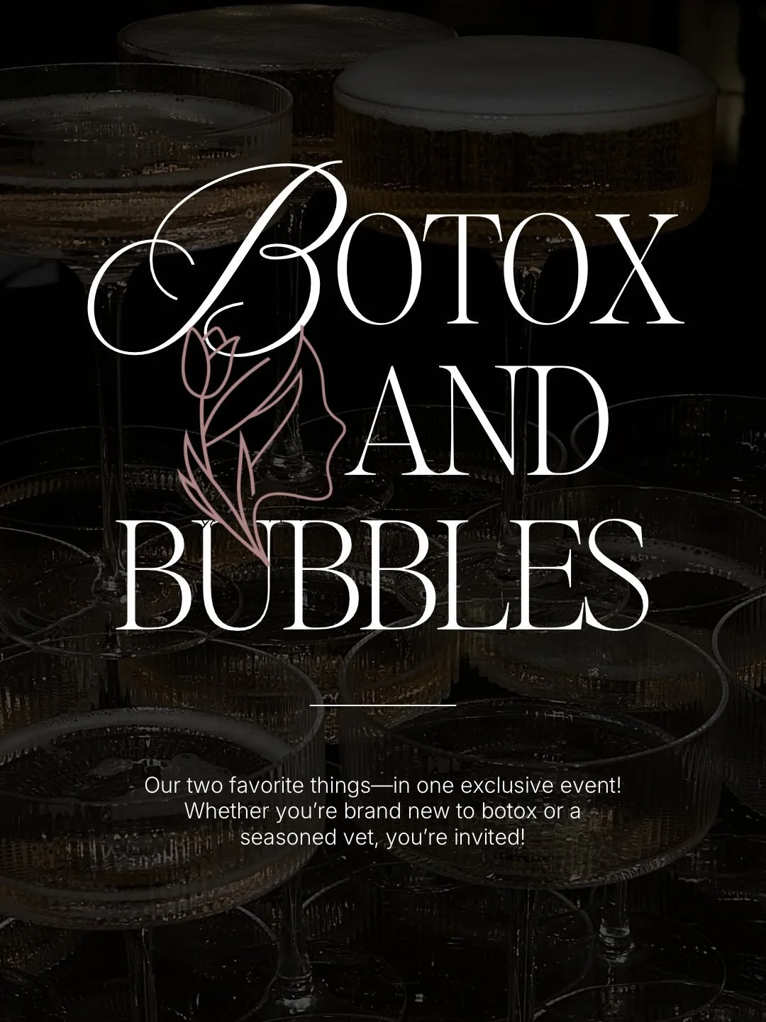 This is your official invite 💌

Our Botox &amp; Bubbles event is all about great skin, good vibes, and making aesthetic treatments feel approachable and fun.

If you&rsquo;re in Dunkirk and want to sip something bubbly, meet new faces, and get treat