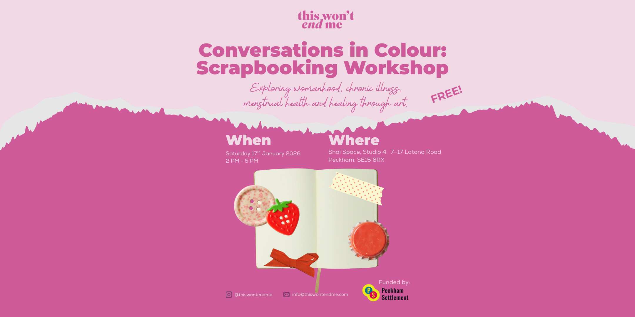 Conversations in Colour: Scrapbooking, Menstrual Health & Storytelling