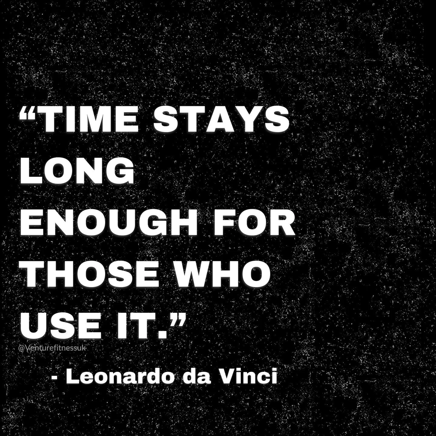 &quot;Time stays long enough for those who use it&quot; - Leonardo da Vinci
.
.
.
#MadeToEndure #PersonalTraining #FitnessJourney #HealthyLifestyle #StrengthTraining #WorkoutMotivation #NutritionTips #FitnessGoals #SustainableFitness #HealthAndWellne
