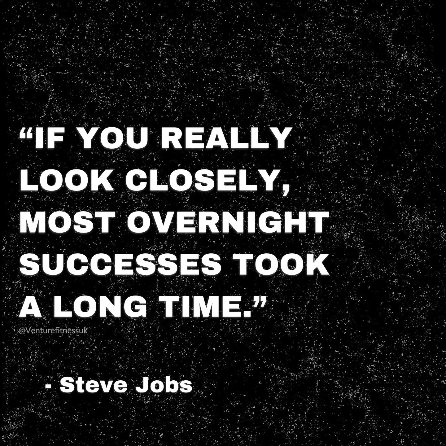 &ldquo;If you really look closely, most overnight successes took a long time.&rdquo; &ndash; Steve Jobs
.
.
.
#MadeToEndure #PersonalTraining #FitnessJourney #HealthyLifestyle #StrengthTraining #WorkoutMotivation #NutritionTips #FitnessGoals #Sustain