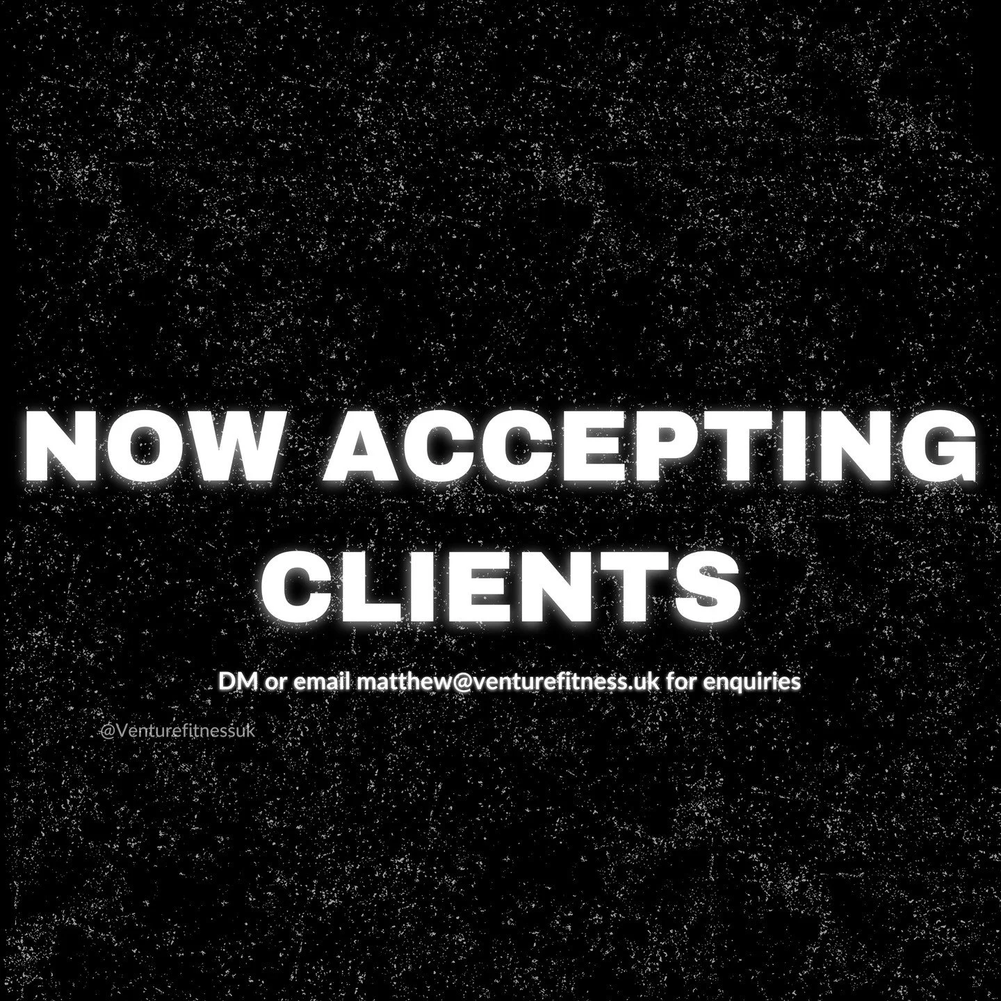 After much delay Venture Fitness UK is now active and accepting clients. If you're looking to revolutionise your current health and fitness regime, wanting to tone up for summer or completely new to the gym and need some guidance DO NOT hesitate  to 