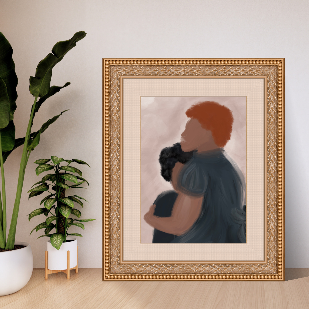 Brown Green Photo Frame Display Mockup Instagram Post.png