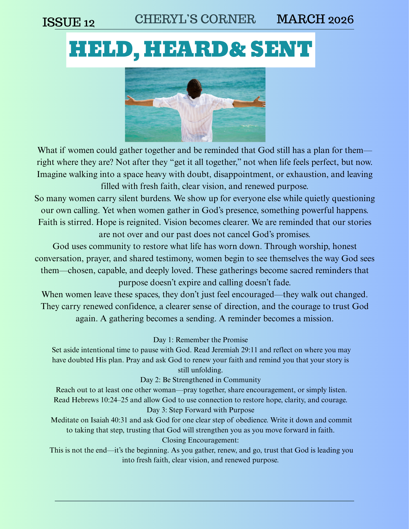 Held, Heard, &amp; Sent